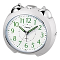 Casio - Äratuskell 1xLR14 valge/läikiv kroom