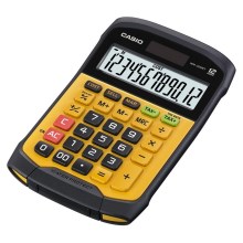 Casio - Veekindel lauakalkulaator 1xCR2032 IP54 must/oranž