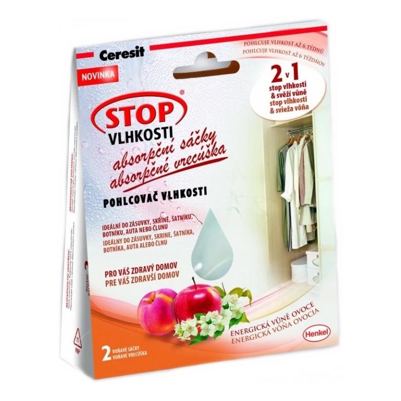 Ceresit - Niiskust imavad kotikesed 2x 50 g, ergutav puuviljalõhn