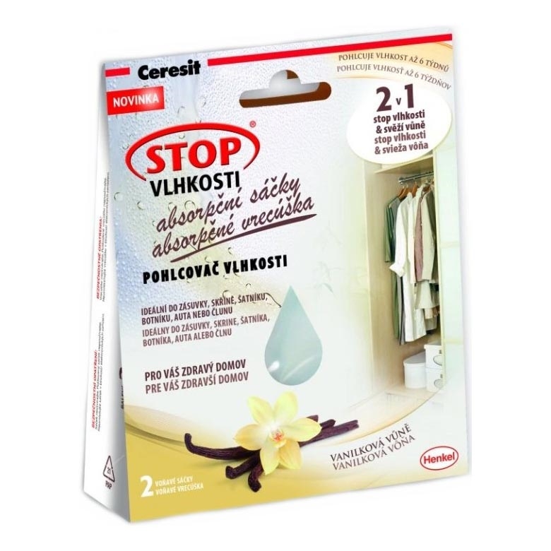 Ceresit - Niiskust imavad kotikesed 2x 50 g, vanilje lõhnaga