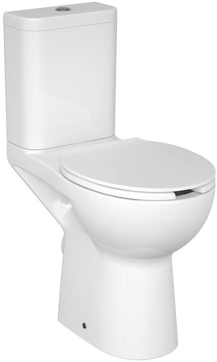 Cersanit K11-0221 - Ligipääsetav põrandapealne WC ETIUDA, keraamika/valge