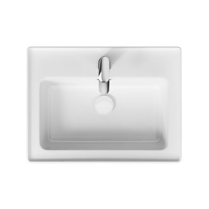 Cersanit K114-006 - Sisseehitatav valamu CREA 44,5x60 cm keraamika/läikiv valge