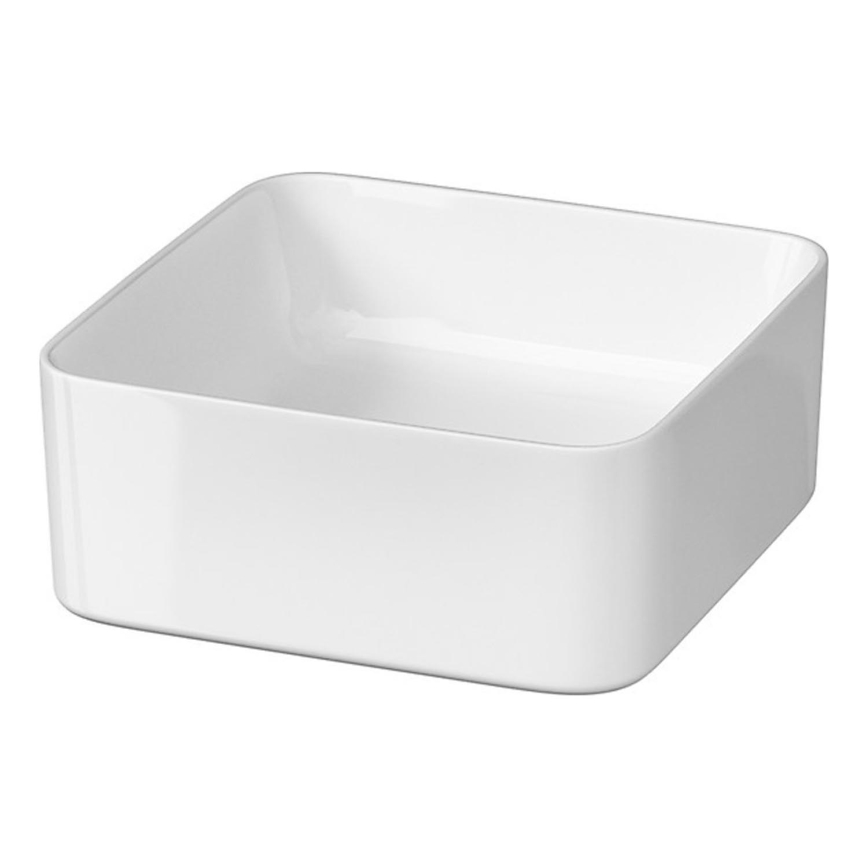 Cersanit K114-007-ECO - lauale paigaldatav valamu CREA 35x35 cm keraamiline/läikiv valge