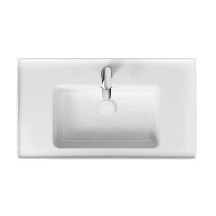 Cersanit K114-017 - Sise paigaldatav valamu CREA 44,5x80,5 cm keraamika/helevalge läikiv