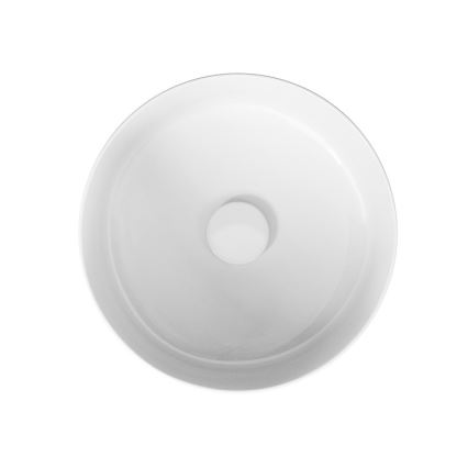 Cersanit K114-020 - CREA lauaplaadi valamukaus pr. 38 cm keraamika/hele läikiv valge