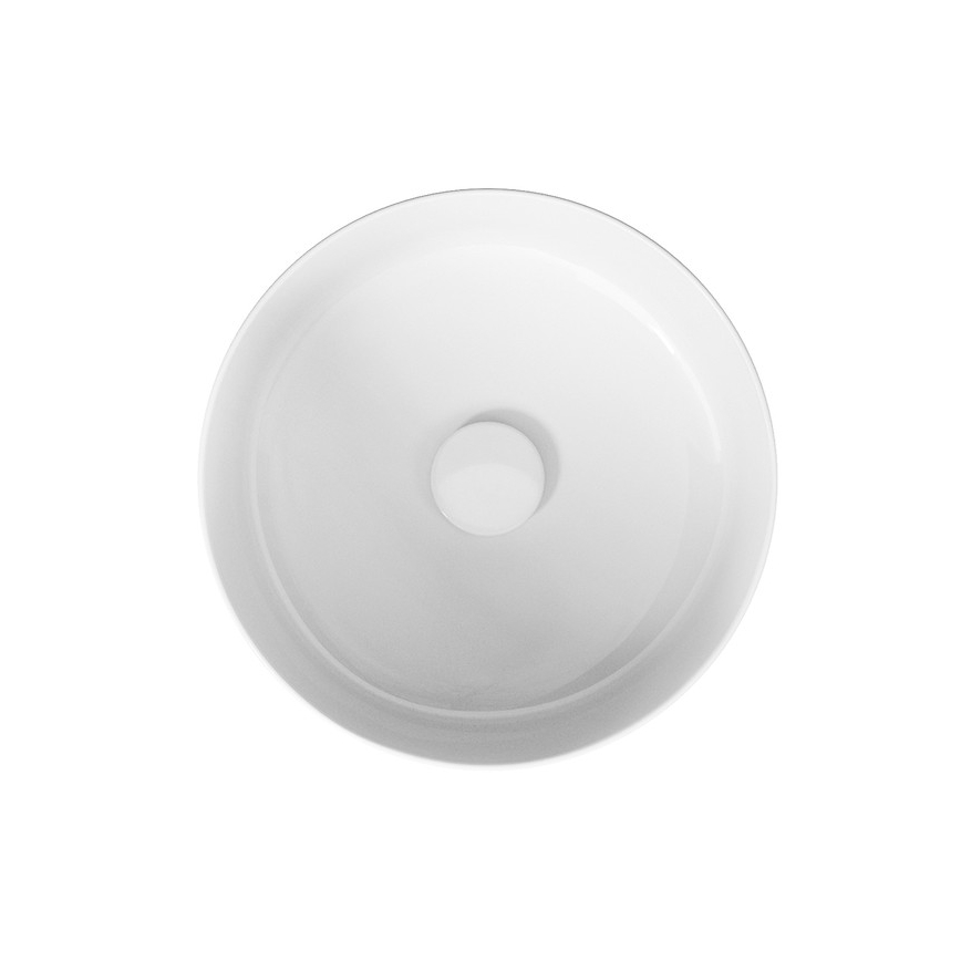 Cersanit K114-020 - CREA lauaplaadi valamukaus pr. 38 cm keraamika/hele läikiv valge