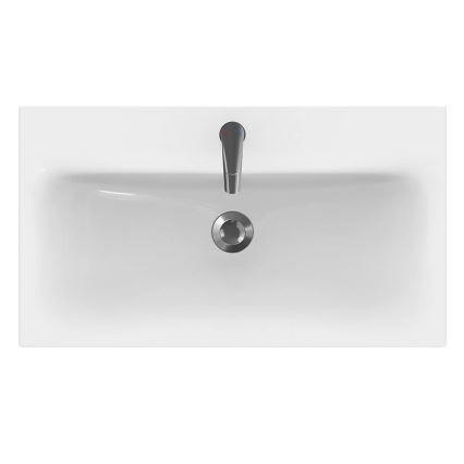 Cersanit K116-013 - Süvistatav valam MODUO 45x80 cm keraamika/helevalge läikiv
