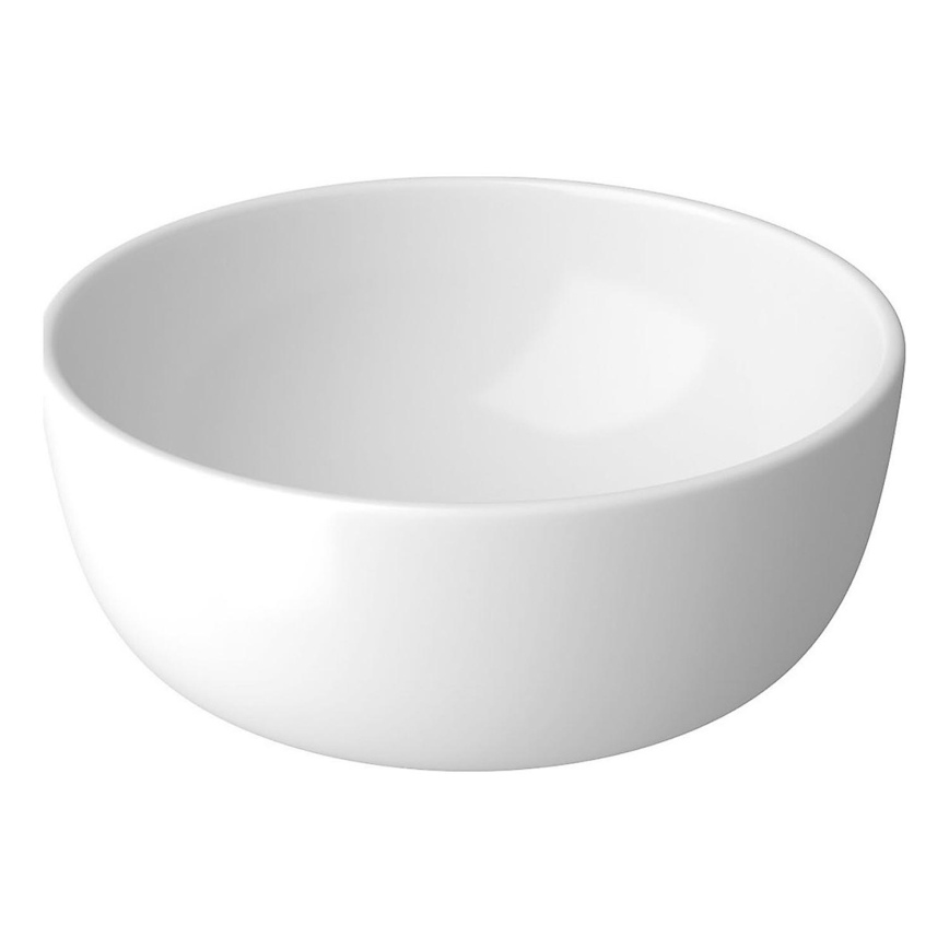Cersanit K116-047-ECO - lauapealne valamu MODUO, läbimõõt 35 cm, keraamika / läikiv valge