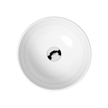 Cersanit K116-047-ECO - lauapealne valamu MODUO, läbimõõt 35 cm, keraamika / läikiv valge