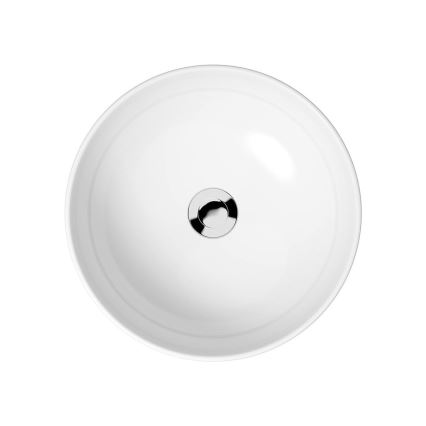 Cersanit K116-048-ECO - MODUO lauapinnale paigaldatav valamu Ø 40 cm, keraamiline/läikiv valge
