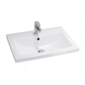 Cersanit K32-003-BOX - COMO 45x60 cm lauapinnale/seinale paigaldatav valamu, keraamiline, läikiv valge