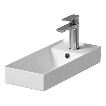 Cersanit K677-005 - LARGA 22x50 cm lauaplaatvalamu keraamika/läikiv valge