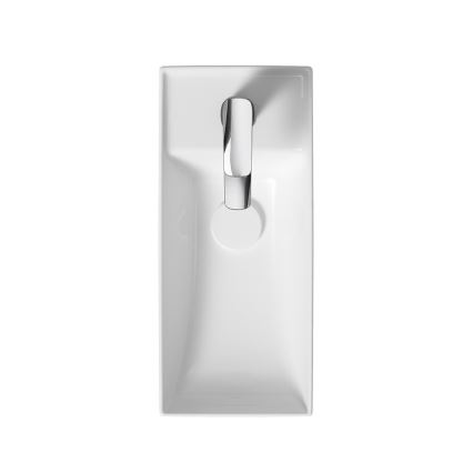 Cersanit K677-005 - LARGA 22x50 cm lauaplaatvalamu keraamika/läikiv valge