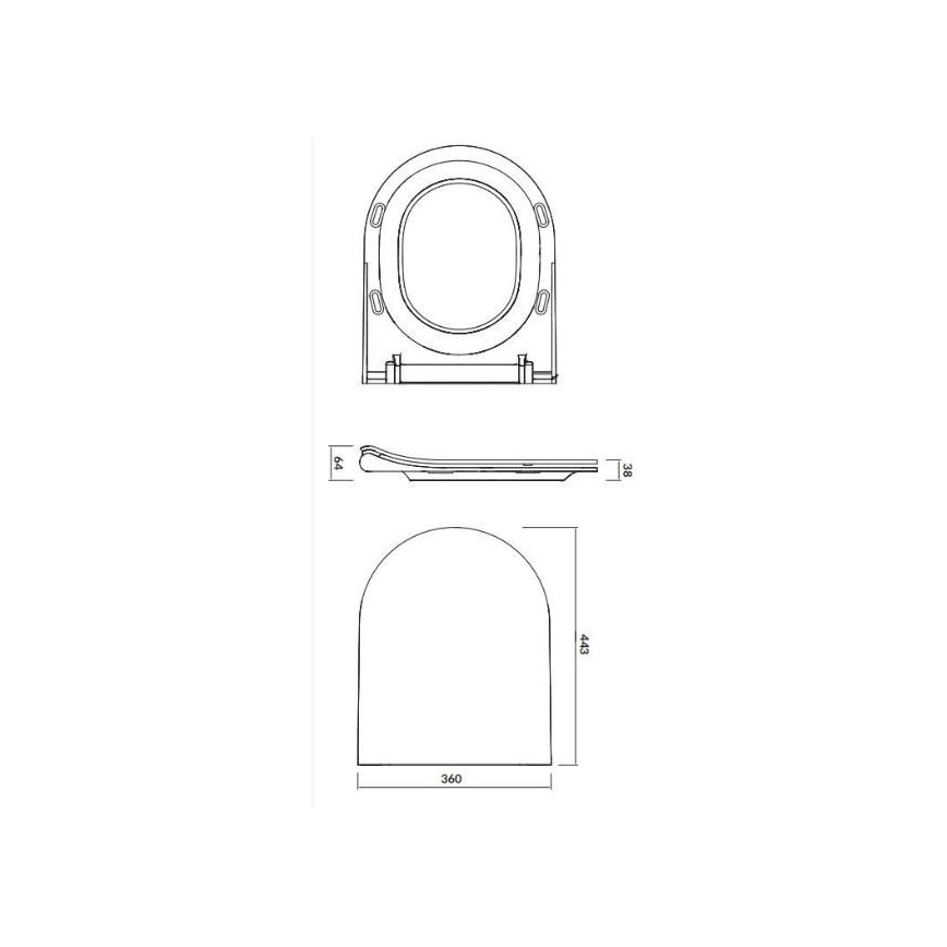 Cersanit K701-104 - Riputatav WC-pott istmepadjaga CITY OVAL keraamika/valge