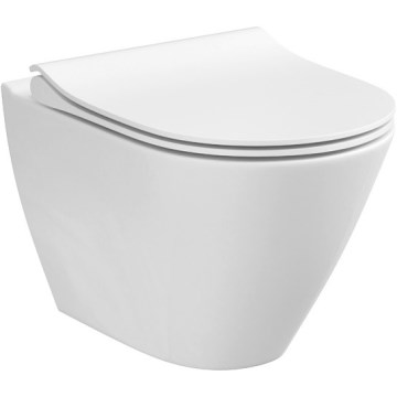 Cersanit K701-104 - Riputatav WC-pott istmepadjaga CITY OVAL keraamika/valge