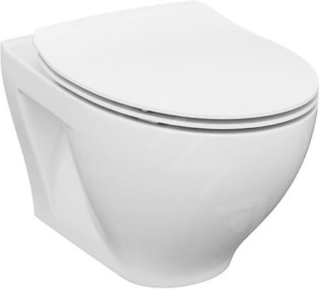 Cersanit K701-147 - Riputatav WC-pott koos SAVIO istumiskattega, keraamika/valge
