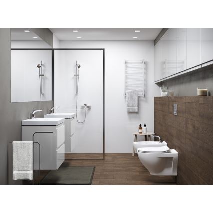 Cersanit K701-147 - Riputatav WC-pott koos SAVIO istumiskattega, keraamika/valge