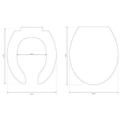 Cersanit K98-0002 - WC-poti kaas puuetega inimestele ETIUDA