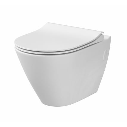 Cersanit K98-0146 - WC-potiist CITY OVAL SoftClose valge