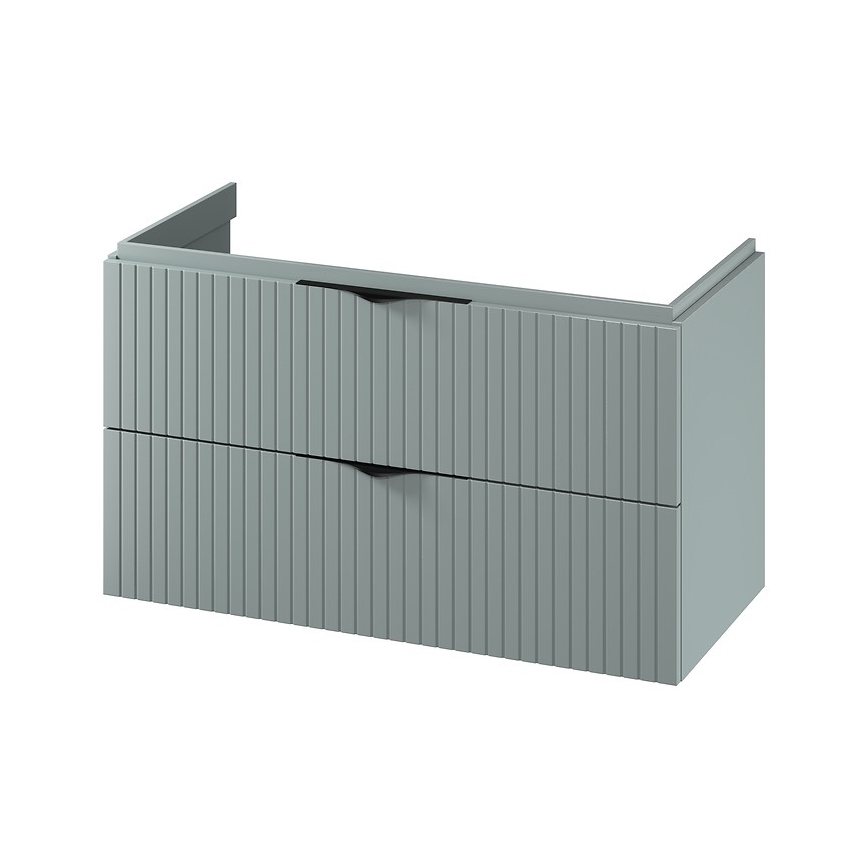 Cersanit S1015-012 - Seinale paigaldatav vannitoakapp TIRSO valamu alla 100x55x45 cm, mintroheline