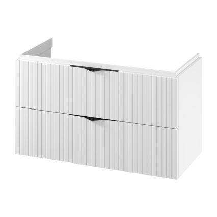 Cersanit S1015-014 - TIRSO seinale paigaldatav vannitoakapp valamu alla 100x55x45 cm, valge