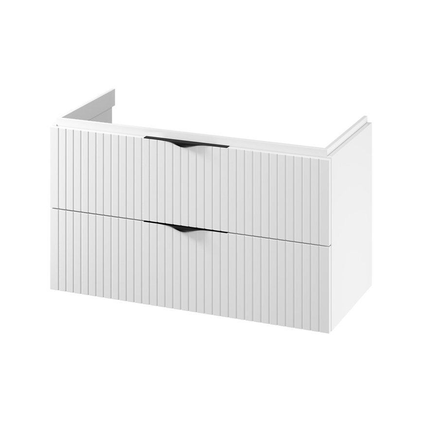 Cersanit S1015-014 - TIRSO seinale paigaldatav vannitoakapp valamu alla 100x55x45 cm, valge