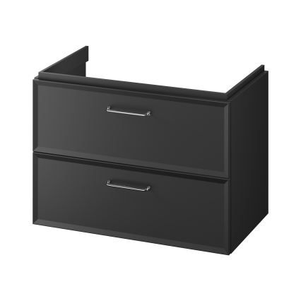 Cersanit S1017-003 - valamu alla riputatav vannitoakapp MILLE 80x55x45 cm must