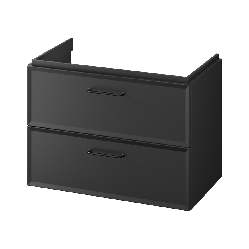 Cersanit S1017-003 - valamu alla riputatav vannitoakapp MILLE 80x55x45 cm must