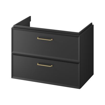 Cersanit S1017-003 - valamu alla riputatav vannitoakapp MILLE 80x55x45 cm must