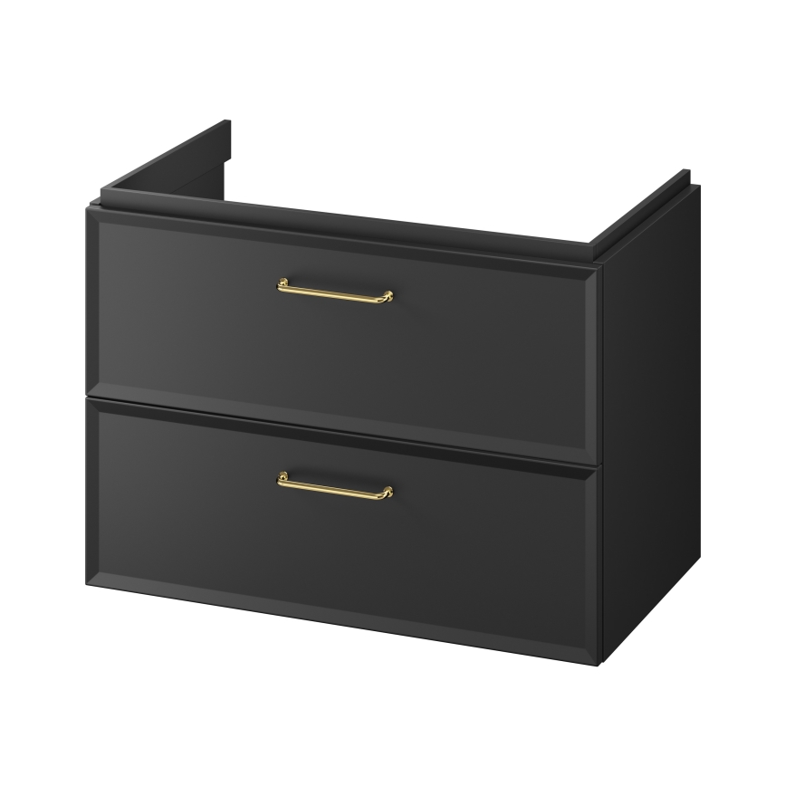 Cersanit S1017-003 - valamu alla riputatav vannitoakapp MILLE 80x55x45 cm must