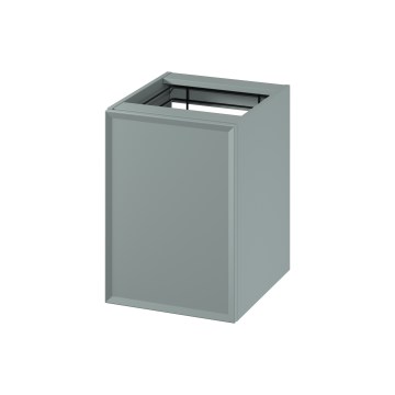 Cersanit S1022-010 - Rippuv vannitoakapp pesukorviga MILLE 40x55x45 cm mündiroheline