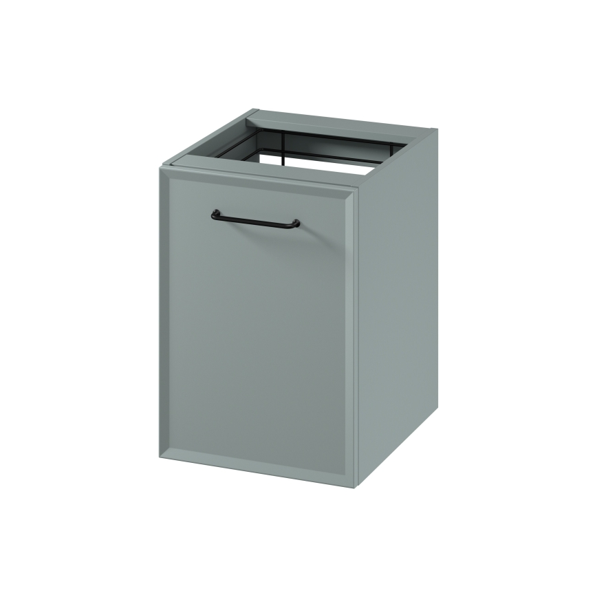 Cersanit S1022-010 - Rippuv vannitoakapp pesukorviga MILLE 40x55x45 cm mündiroheline