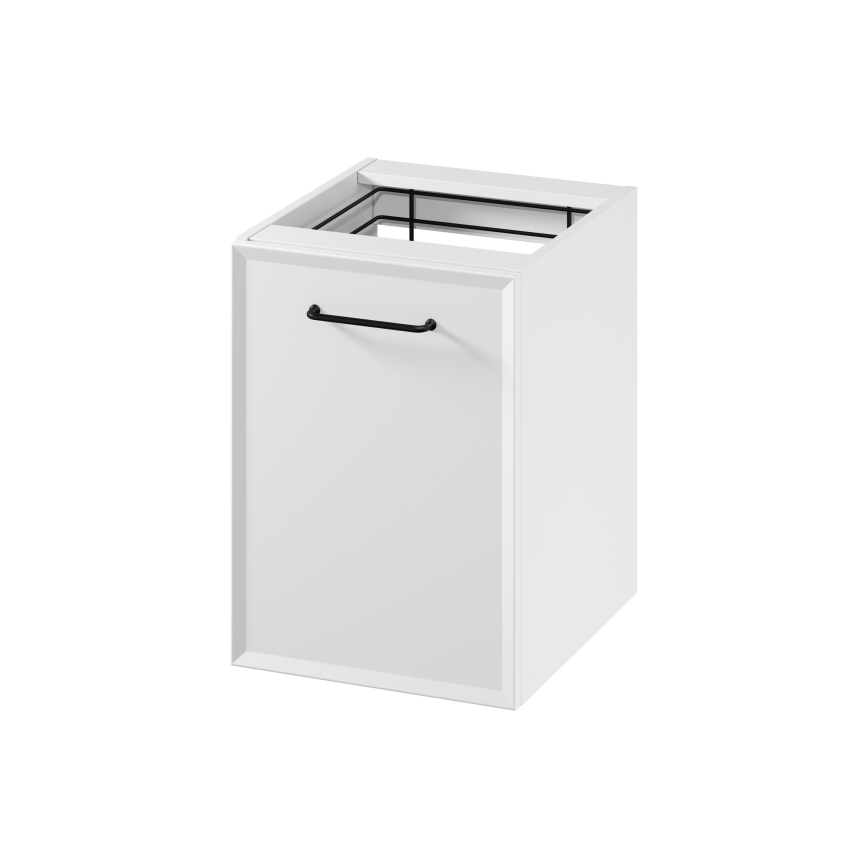 Cersanit S1022-011 - seinale paigaldatav vannitoakapp pesukorviga MILLE 40x55x45 cm valge