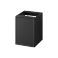 Cersanit S1022-012 - MILLE rippuv vannitoakapp pesukorviga 40x55x45 cm must