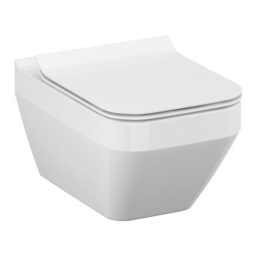 Cersanit S701-213-ECO - Seinale riputatav WC-pott koos istmega CREA keraamika/valge