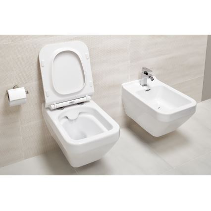 Cersanit S701-213-ECO - Seinale riputatav WC-pott koos istmega CREA keraamika/valge