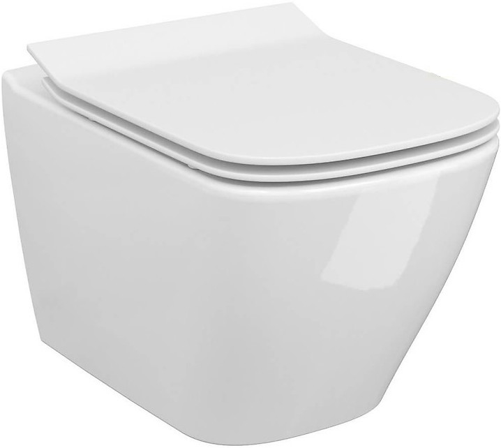 Cersanit S701-405 - Riputatav WC-pott koos istmekattega CITY SQUARE keraamika/valge