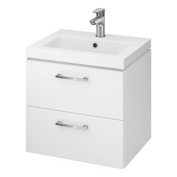 Cersanit S801-146-DSM - seinale paigaldatav vannitoakapp koos valamuga LARA COMO 50x40 cm valge