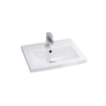 Cersanit S801-153-DSM - Riputatav vannitoakapp valamu ja LARA COMO 46x50 cm pähklipuidust