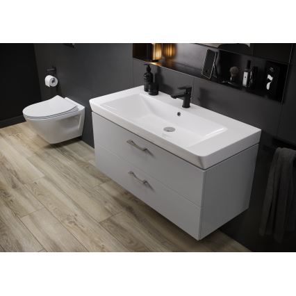 Cersanit S801-338-DSM - seinale paigaldatav vannitoakapp LARA valamuga 80x46x45 cm valge
