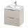 Cersanit S801-541 - Rippuv vannitoakapp koos valamuga TIRSO 60x60x45 cm beež