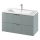 Cersanit S801-546 - Rippuv vannitoakapp koos valamuga TIRSO 100x60x45 cm mintroheline