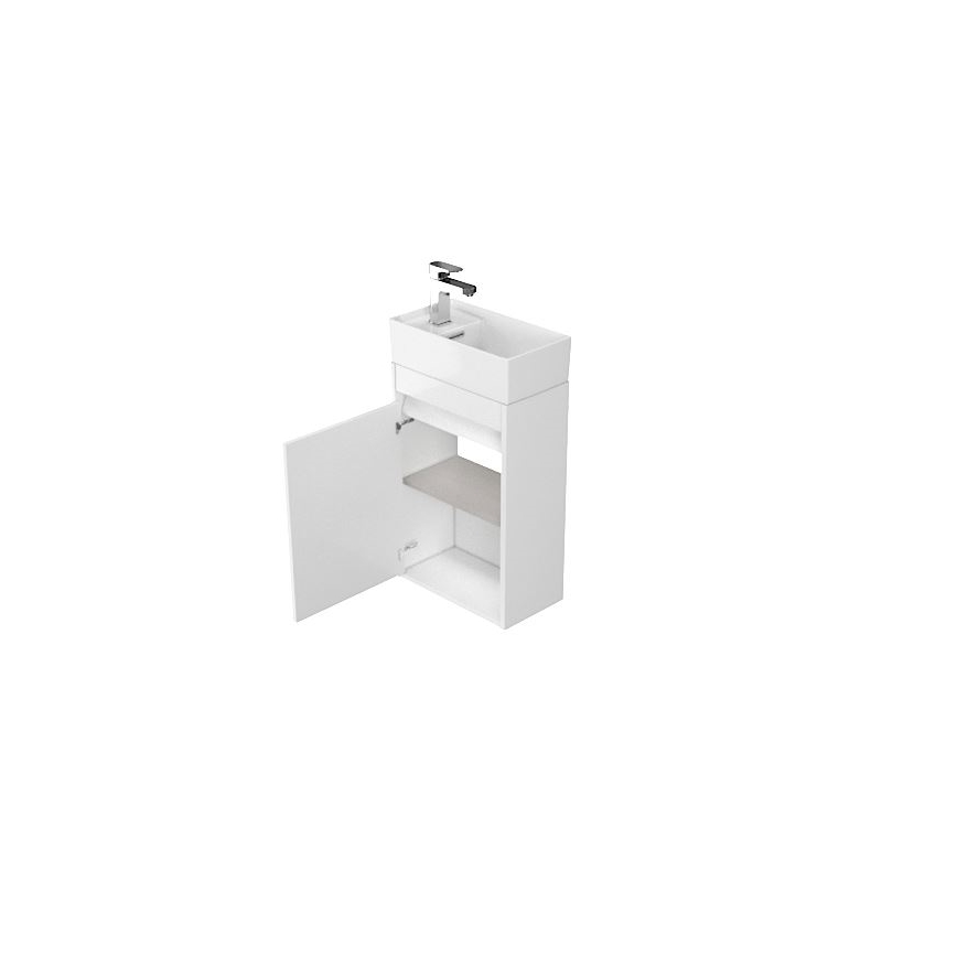 Cersanit S924-001 - Vannitoa valamukapp BARBARA 59,3x39,2 cm läikiv valge