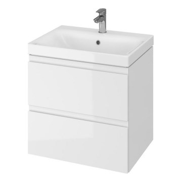 Cersanit S929-010 - Riputatav vannitoakapp valamu alla MEDDIE 57x59,5 cm läikiv valge