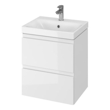 Cersanit S929-012 - Riputatav vannitoakapp MEDDIE 57x49,4 cm läikiv valge, valamukapi alla