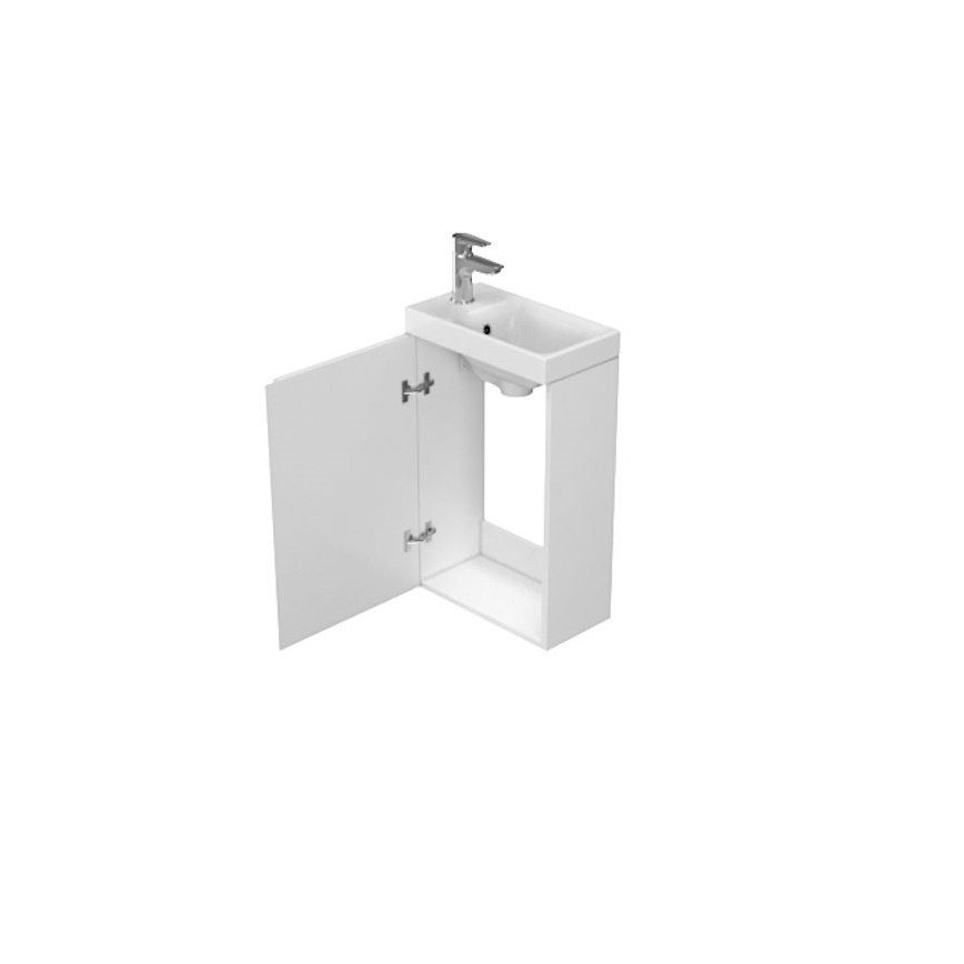 Cersanit S929-014 - Vannitoa valamukapp MEDDIE 59x39 cm läikiv valge