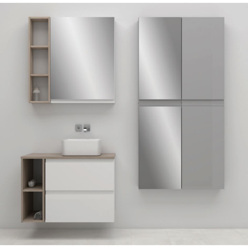 Cersanit S929-018 - Peegliga kapp vannituppa MEDDIE 80x59,5 cm