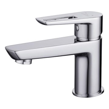 Cersanit S951-045 - Valamu kraan MILLE 13,4 cm läikiv kroom + äravool