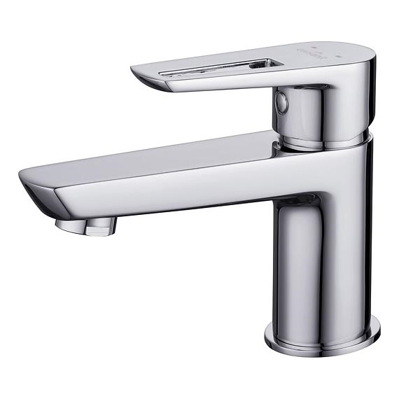 Cersanit S951-045 - Valamu kraan MILLE 13,4 cm läikiv kroom + äravool