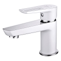 Cersanit S951-047 - Valamu kraan MILLE 13,4 cm valge + äravool